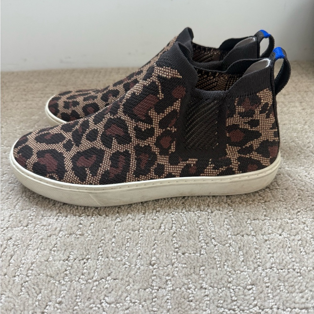 Rothy's Brown Leopard Print Women's Sneakers